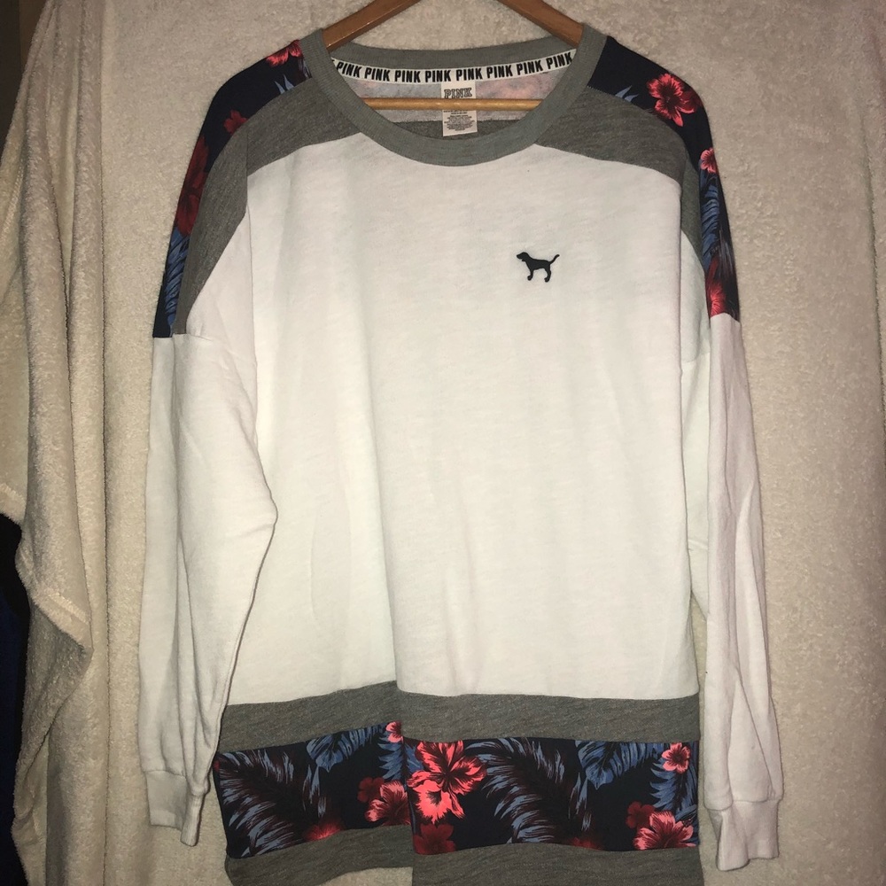 PINK colorful sweatshirt.